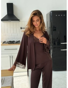 Pajama Set TP-M-11 Czekolada