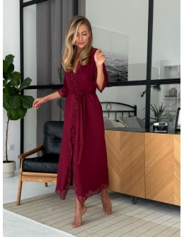 Szlafrok X-M-46 Bordeaux