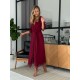 Szlafrok X-M-46 Bordeaux Violet Delux