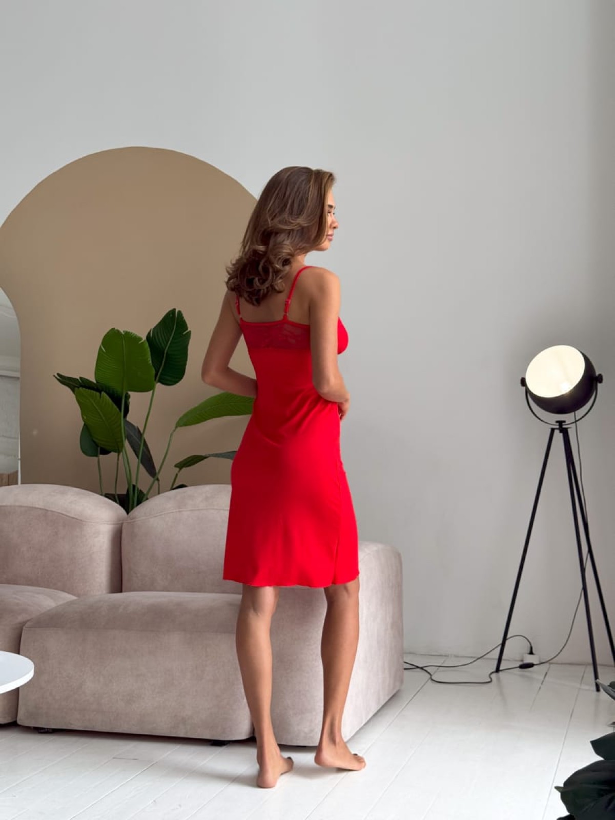 Koszula Nocne HC-M-113 Carmine Violet Delux