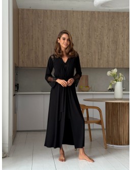 Szlafrok X-M-21 Czarny