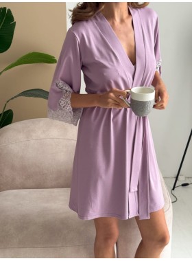 Жіночі халати короткі Violet Delux