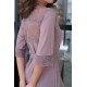 Szlafrok X-M-36 Latte Violet Delux