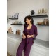 Pajama Set TP-M-4 Leśna jagoda Violet Delux