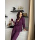 Pajama Set TP-M-4 Leśna jagoda Violet Delux