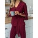 Pajama Set TP-M-8 Bordeaux Violet Delux