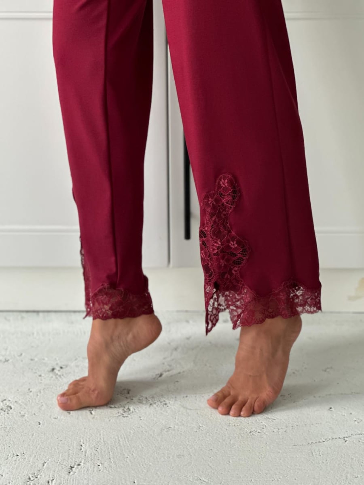 Pajama Set TP-M-8 Bordeaux Violet Delux
