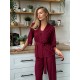 Pajama Set TP-M-8 Bordeaux Violet Delux