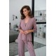 Pajama Set TP-M-4 Latte Violet Delux