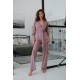 Pajama Set TP-M-4 Latte Violet Delux