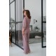 Pajama Set TP-M-4 Latte Violet Delux