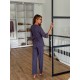 Pajama Set 4 pieces M-1 Lawendowa mgła Violet Delux