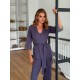 Pajama Set 4 pieces M-1 Lawendowa mgła Violet Delux