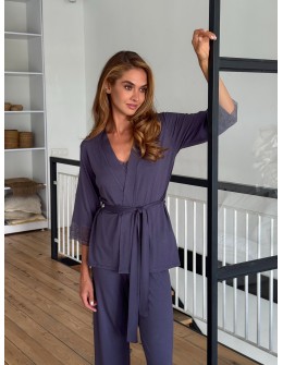 Pajama Set 4 pieces M-1 Lawendowa mgła