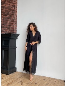 Szlafrok X-M-46 Czarny