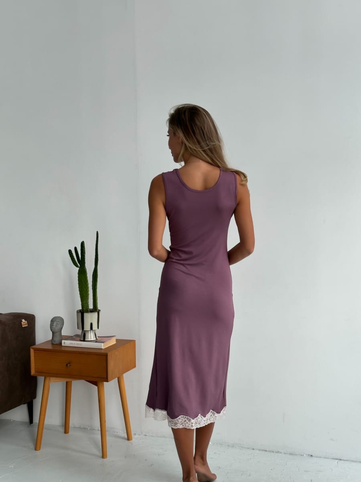 Koszula Nocne HC-M-108 Hortensja Violet Delux